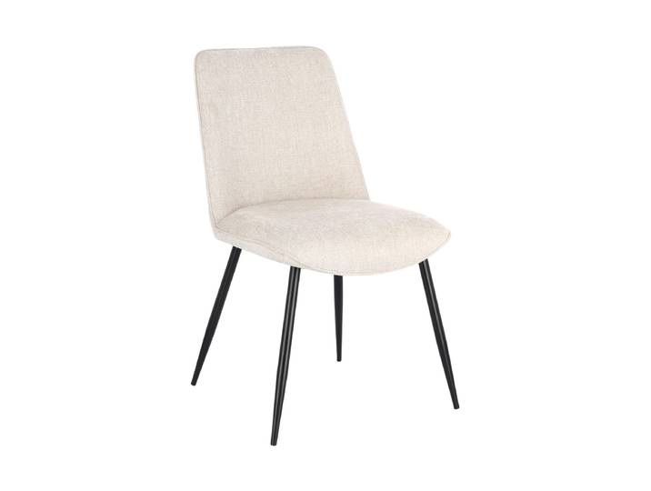Hochwertiger Esszimmerstuhl „Cora“ Beige/Schwarz Bizzotto