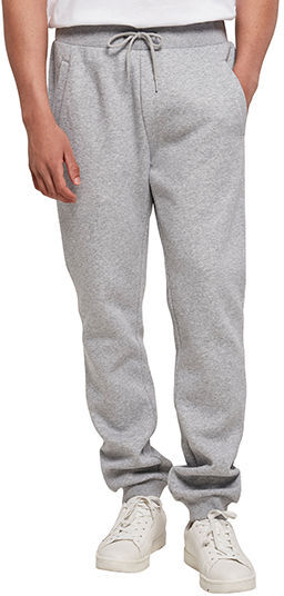 Build Your Brand Basic Build Your Brand By174 Organic Basic Sweatpants Heather Grey M