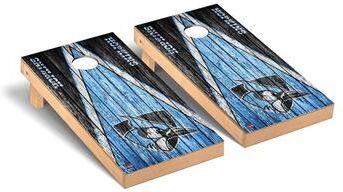 Skip's Garage Johns Hopkins Blue Jays Weathered Cornhole Board Set