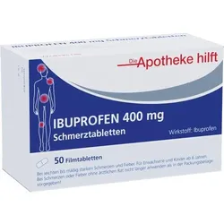 Ibuprofen 400 mg die Apotheke Hilft 50 ST