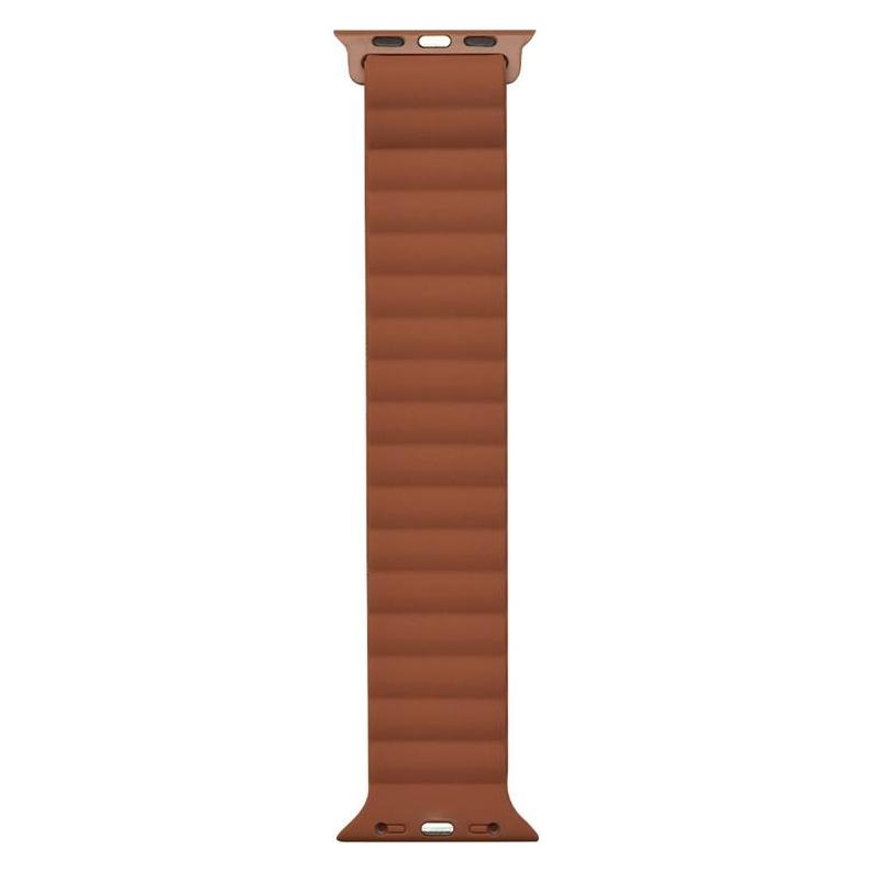 Devia Deluxe Sport 3 40/41/42 mm Sattelbraun / Armband für Apple Watch / Silikon / Magnetverschluss (Silikon) (6938595364808)