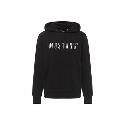 Sweatshirt MUSTANG "Sweatshirt Style Bronson", Herren, Gr. M, schwarz, Obermaterial: 100% Baumwolle CO., Sweatshirts Sweatshirt