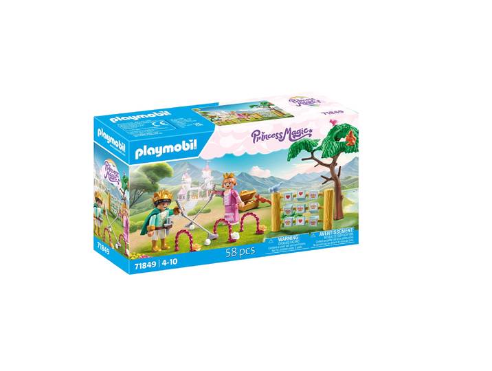 Jeux de jardin royal avec enfants