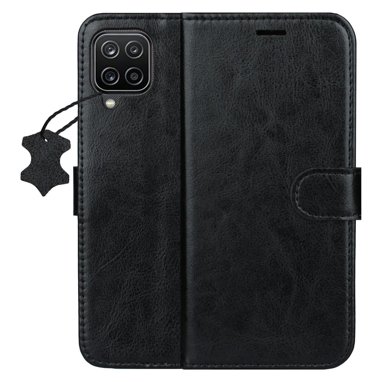 OEM Smart Luxe Lederhülle für Samsung Galaxy A12 / M12, braun (Samsung Galaxy A12, Samsung Galaxy M12) (72112255)