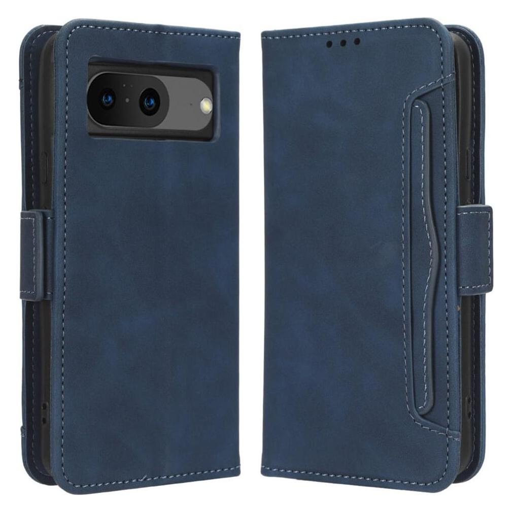 Cover-Discount Google Pixel 8 - Etui mit vielen Kartenfächer blau (Google Pixel 8) (660138760D)