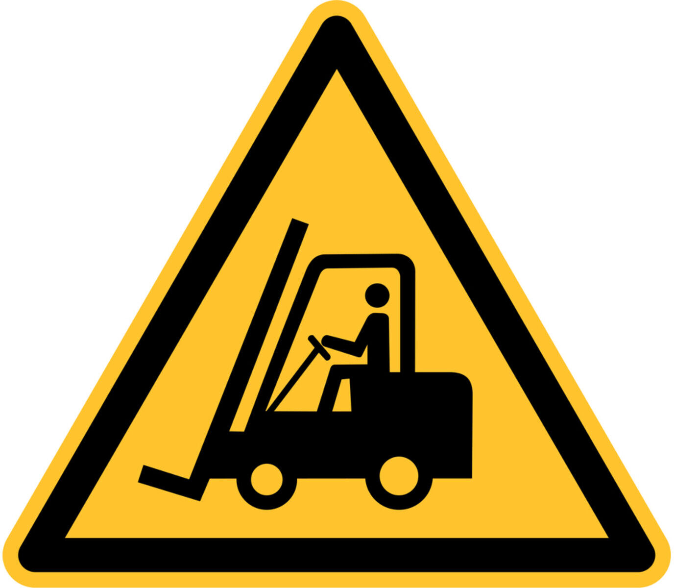 Eichner Warnschild Warnung vor Flurförderfahrze 31,5 cm Alu (9225-12034-031)