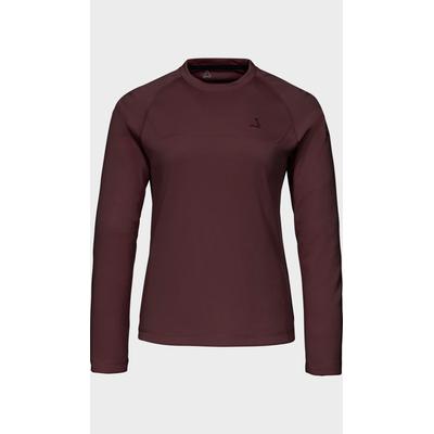 Funktionsshirt SCHÖFFEL "CIRC Longsleeve Style Smue WMS", Damen, Gr. 42, 3765, lila, Oberstoff: 100% Polyester, Rundhals, Shirts Funktionsshirt