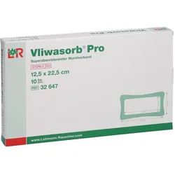 Vliwasorb Pro superabsorb. Komp.steril 12,5x22,5 cm Avitamed