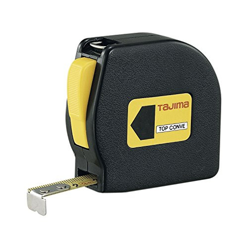 Tajima Ergonomisch meetlint TOP CONVE, 3,5 m x 13 mm, Geel, TAJ-11626