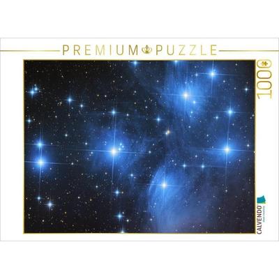 CALVENDO Puzzle Plejaden - Offener Sternhaufen im Sternbild Stier | 1000 Teile Lege-Größe 64x48cm Foto-Puzzle für glückliche Stunden