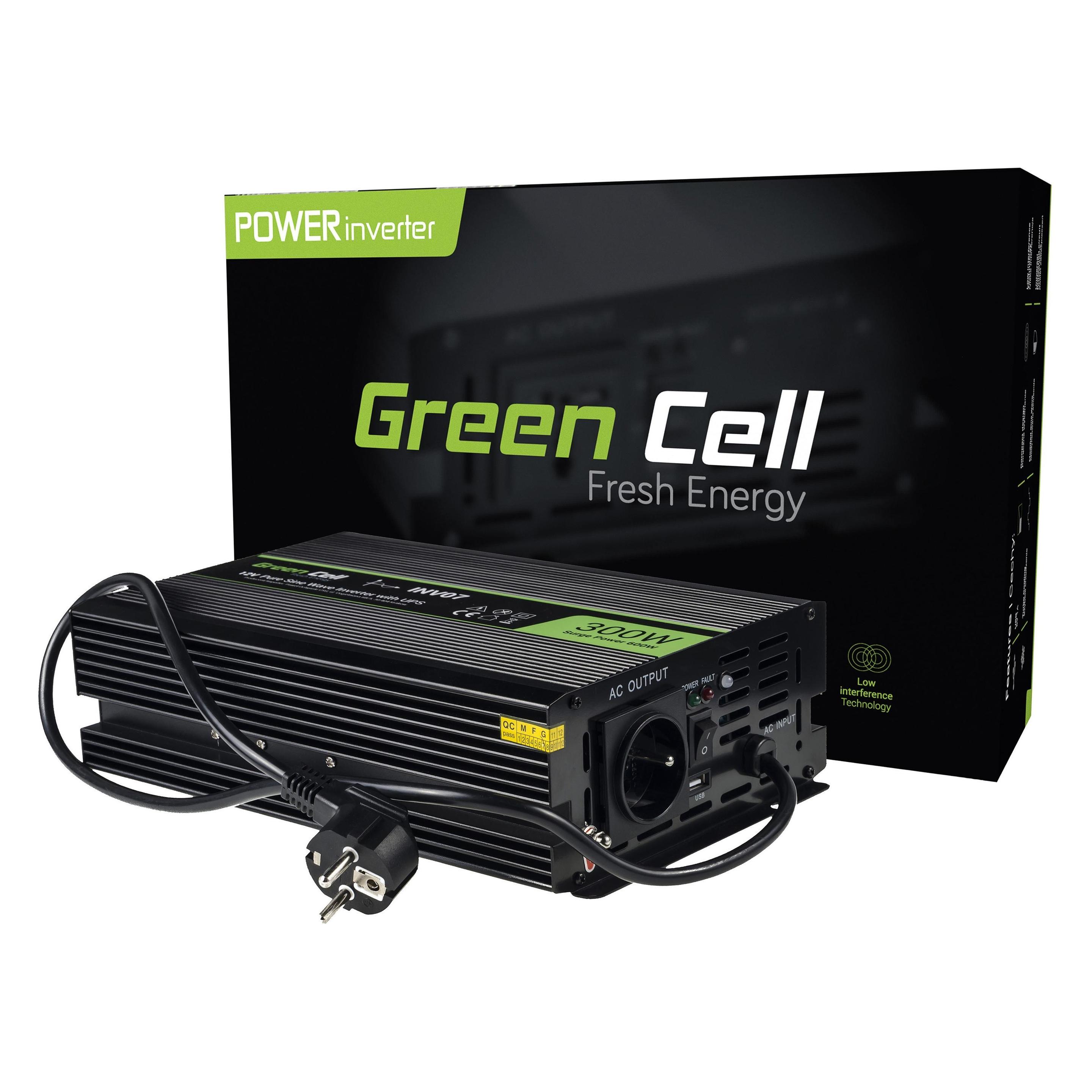 GreenCell Voltage Car Inverter UPS for furnances and central heating pumps (INV07)