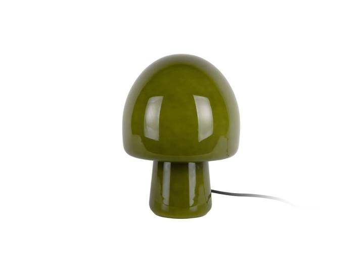 Lampe de table verre vert 20x20x27cm
