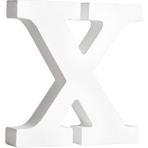 Rayher Schriftzug 62675000, aus Holz, Aufsteller, X, 3D-Buchstabe, 11 x 11 cm