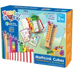 Learning Resources Numberblocks – Activity Set with Numbers 11-20 (Multilingual)