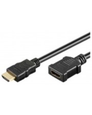 ShiverPeaks BASIC-S HDMI mit Ethernet-Verlängerungskabel M bis W 3 m abgeschirmt Schwarz geformt 4K Unterstützung (BS77479-3.0)