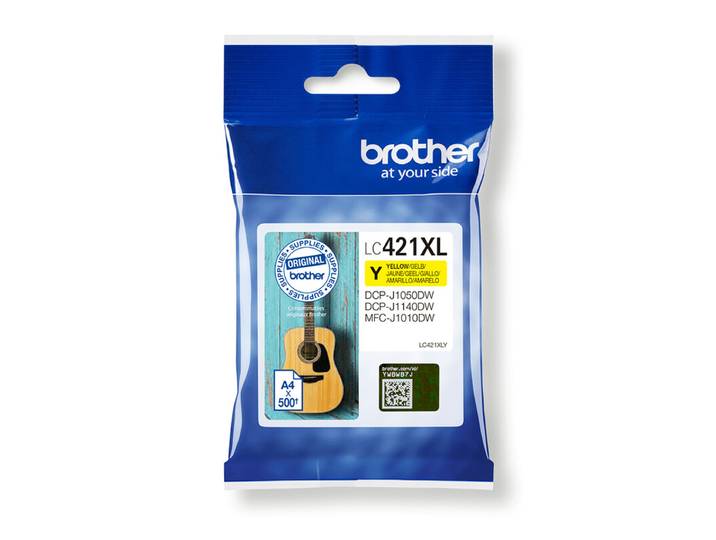 Brother LC421XLY inktcartridge 1 stuk origineel geel