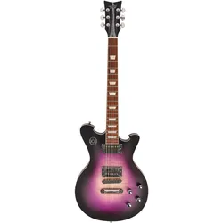 Wild Customs Baroness Purple Burst #22S03038 - E-Gitarre