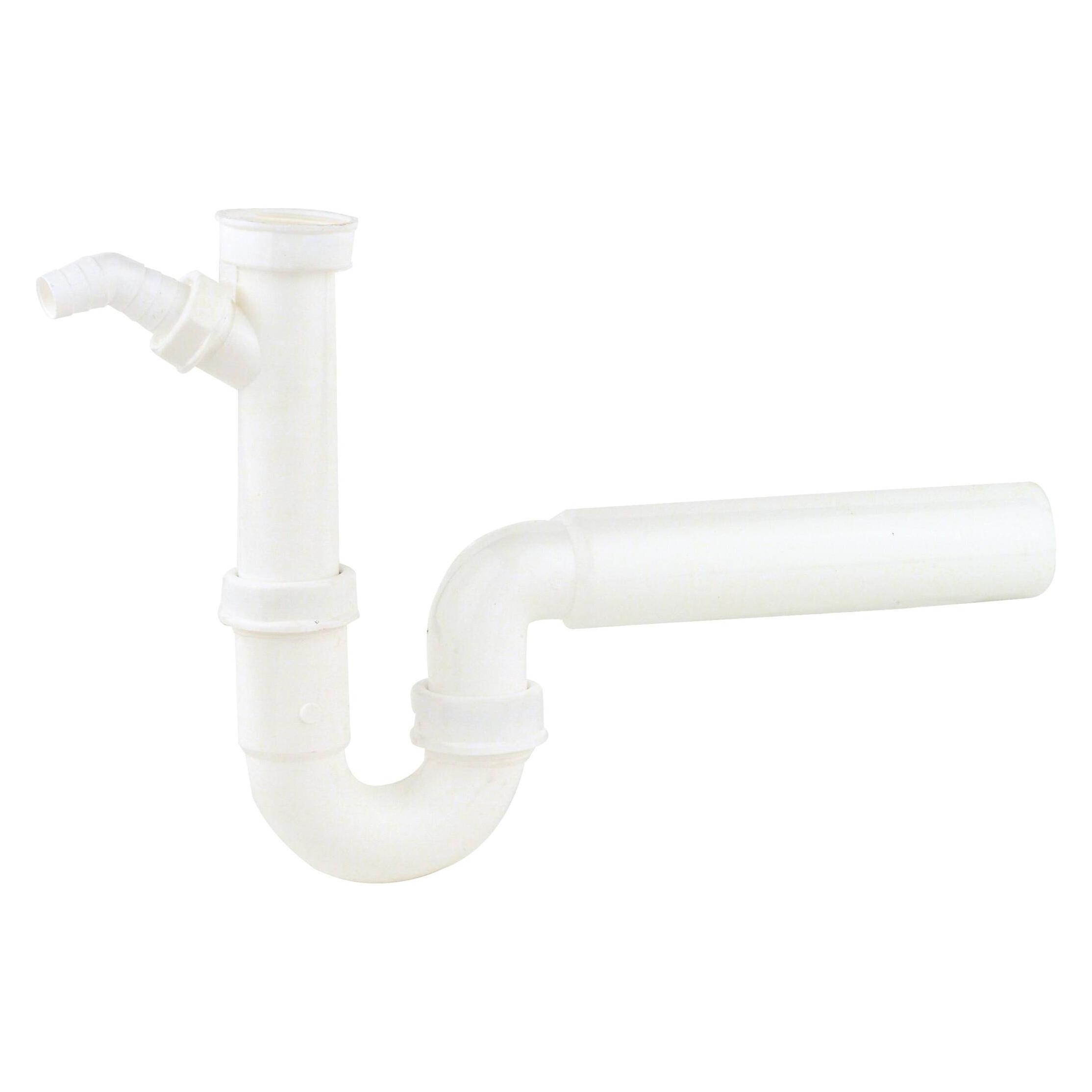 Kirchhoff Spültisch- Röhrensiphon, 1 1/2" mit 3/4" Geräteanschluss (Siphon-Montagematerial, 3/4") (98831448)