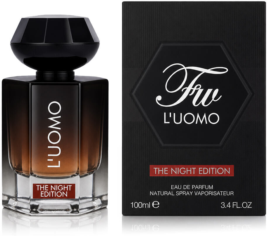 Fragrance World L'Uomo The Night Edition Eau de Parfum (Homme) 100 ml