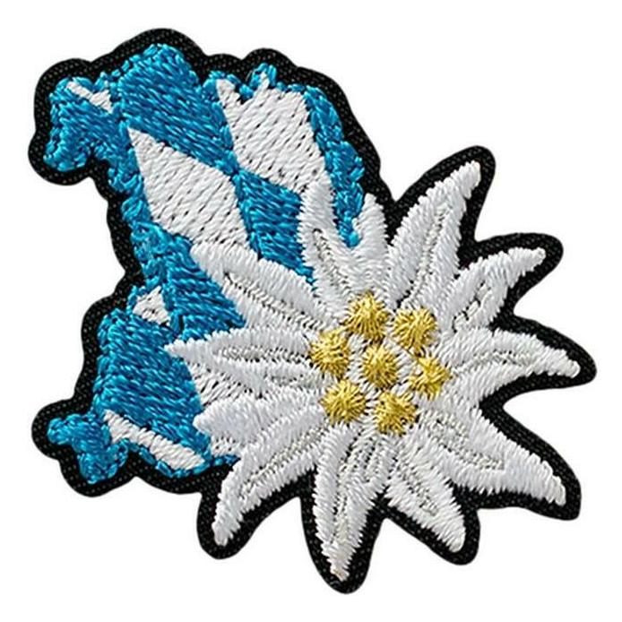 Mono Quick Edelweiss mit Rauten (1 Stk., 3.60 x 3.50 cm) (08465)
