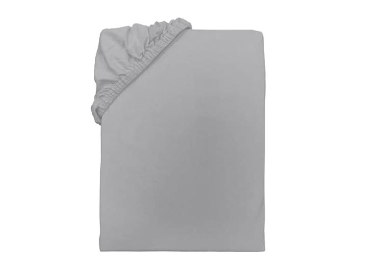Herding Young Collection Drap-Housse en Jersey\, 180-200 x 200 cm\, 100% Coton/Jersey\, Gris