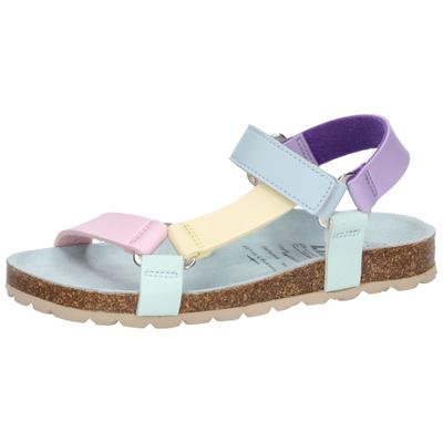 Sandale LICO "Pantolette Bioline Sandal", Mädchen, Gr. 36, bunt, Synthetik, Schuhe Sandale
