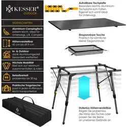 Kesser, Campingtisch
