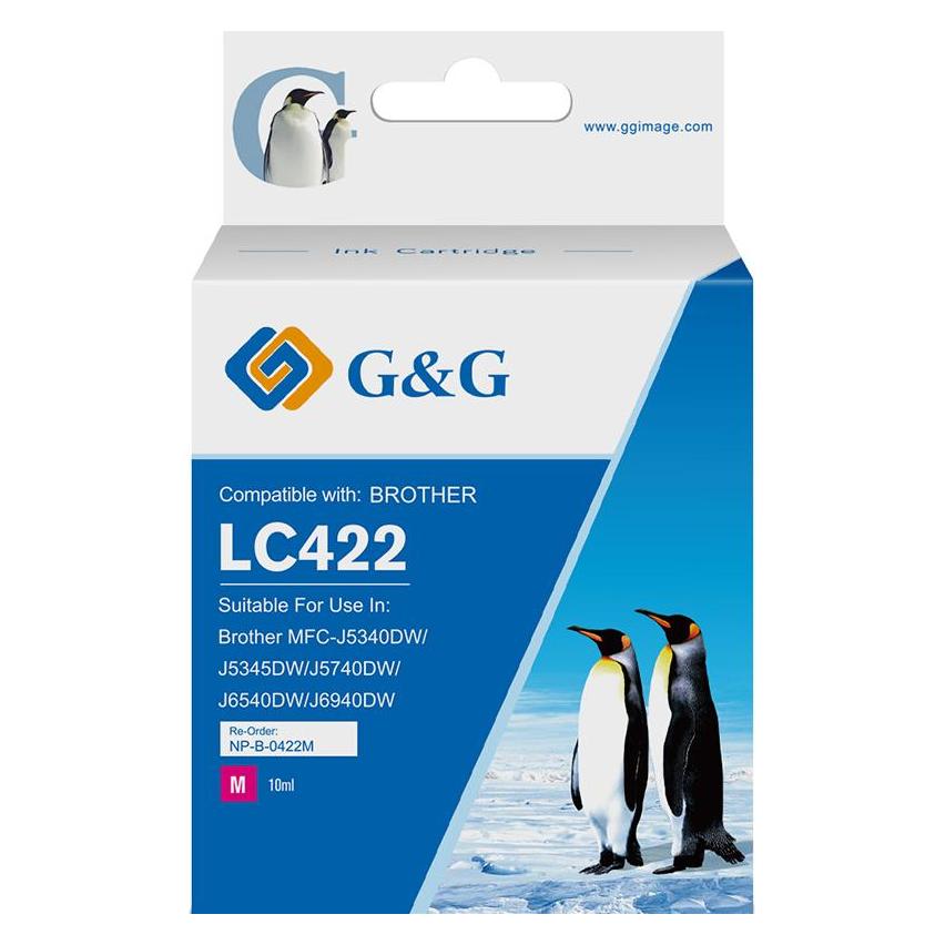 G&G Patrone Brother 422 LC422M Magenta (550 Seiten) (M) (20582)