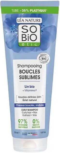 SOBIO Champu Curly Bio Lino Vitamina F