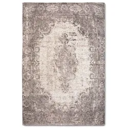 Vintage Teppich Castle 60 x 90 cm Mischgewebe Grau
