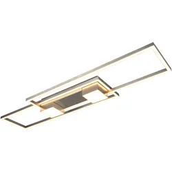 Deckenleuchte ALBANY (BHT 100x8x28 cm) - grau - BHT 100x8x28 cm