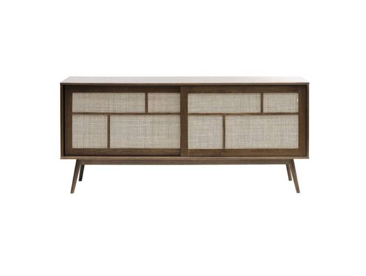 Trendstore Uppsala Sideboard mit Rattangeflecht - Eiche Furnier