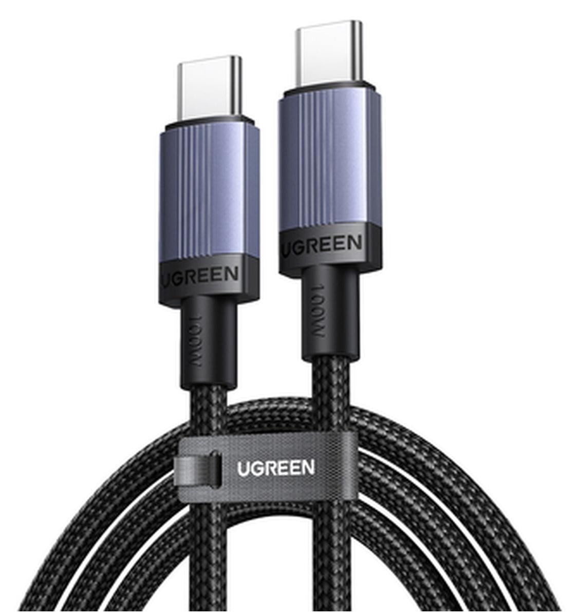 Ugreen L528 USB-C naar USB-C kabel, 240W, 3 meter, grijs
