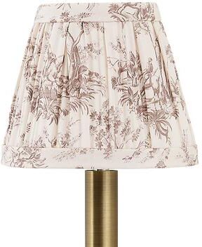Carson Kressley Saddler Toile Pleated Chandelier Shade - Ballard Designs