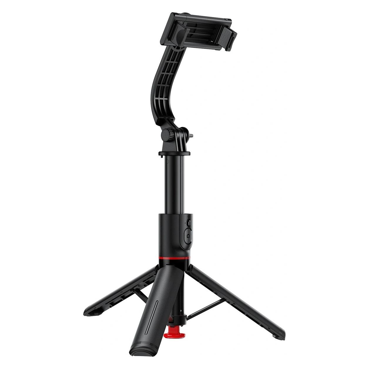 Acefast Selfie stick E42 z automatycznym statywem i pilotem Bluetooth 1,05 m - czarny (6974316286134)