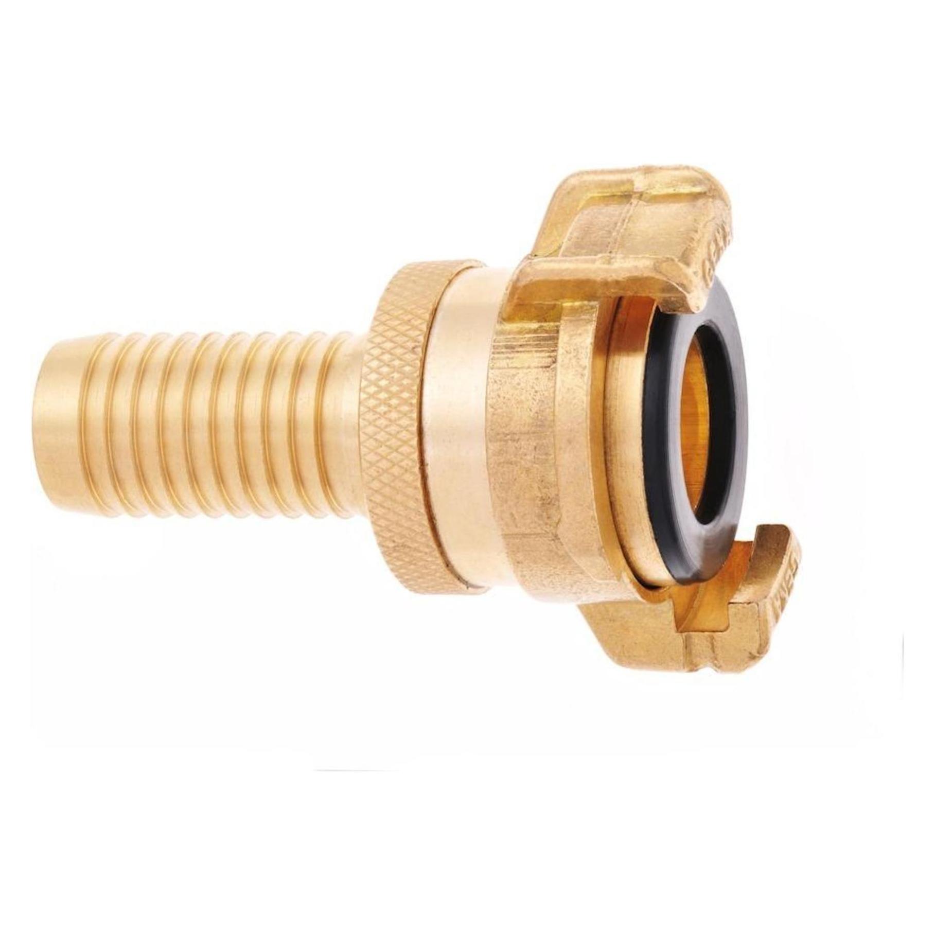 Karasto Schlauchstück GEKA plus SH Messing Schlauchgrösse 13 mm (Schlauchschelle, 13 mm) (14.0101.9)