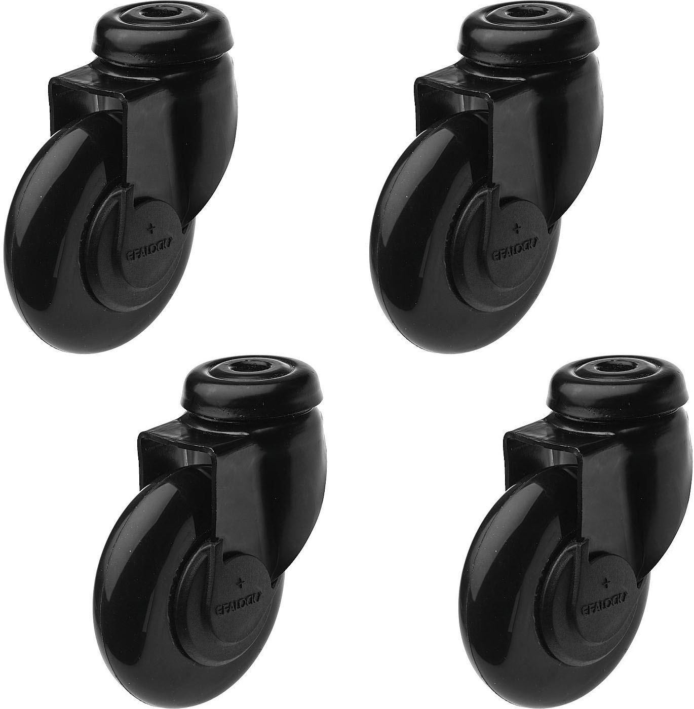 Efalock Clic Tec Rolle schwarz 4er f.Piccolo 7841224401