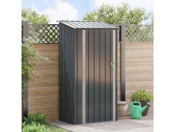 Moderne Cabanons de jardin - Anthracite - 103x74x200 cm - Métал - Abri extérieure - Abri de rangement @FR 5555