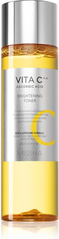 Missha Vita C Plus clarifying toner with vitamin C 200 ml