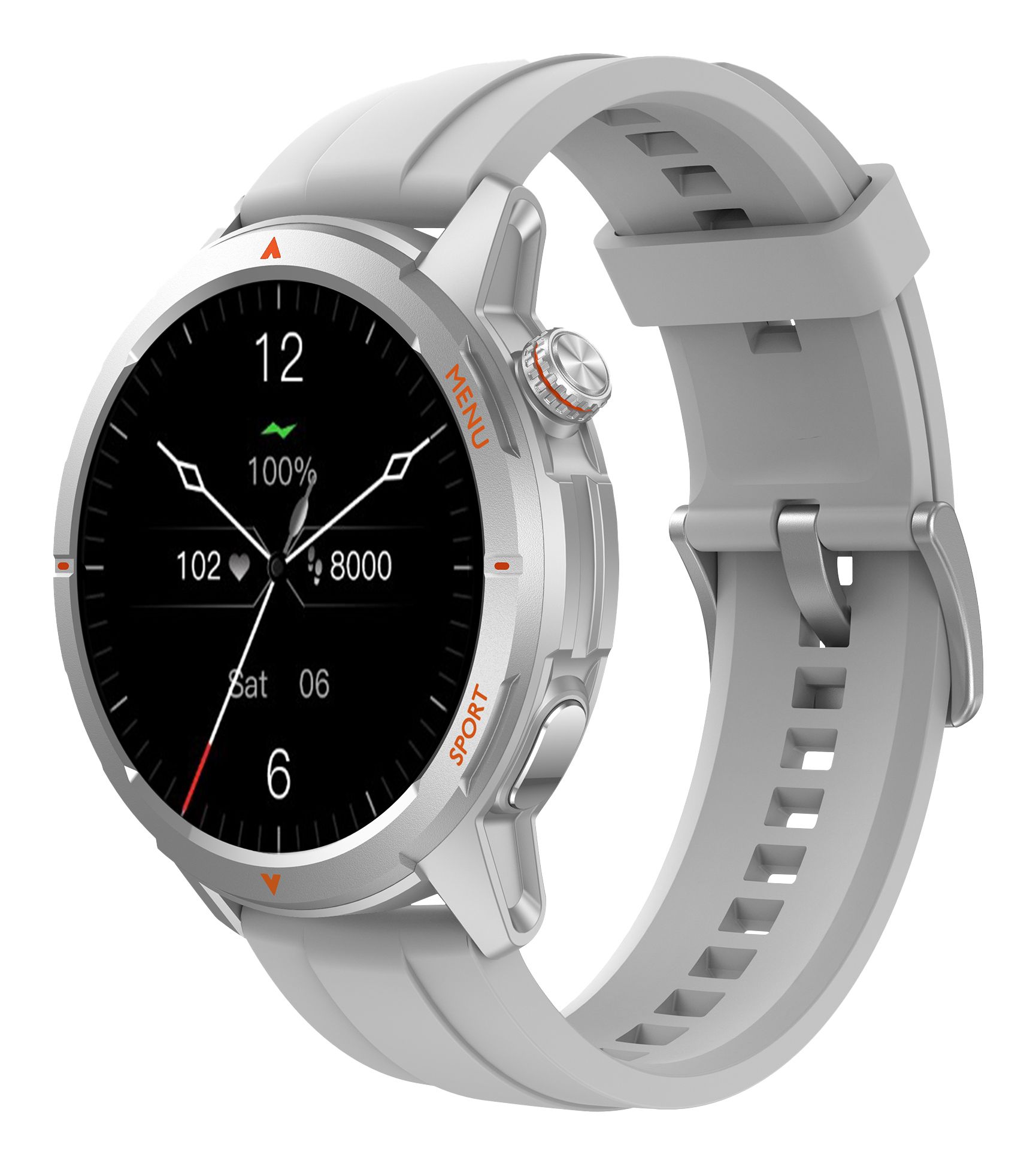 Beafon Smartwatch Rund IP68 601 (Silber) 601_EU001S