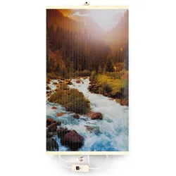 Trio Infrarotheizung – flexibles Heizpaneel 430 W, Design 10 Fluss, Masse 100 x 57 cm, Heizkörper