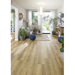 KWG Antigua classic Amarettoeiche Designvinyl Fertigfußboden 123,5x23 cm
