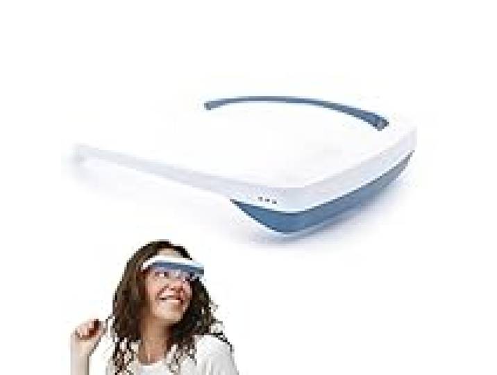 Luminette 3 Lunettes de luminothérapie - Lampe de Luminothérapie Portable pour les Troubles du Sommeil et le Blues Hivernal - Déjà Plus de 300 000 Utilisateurs Satisfaits (Bleue)