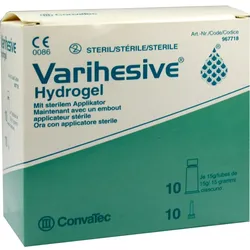 VARIHESIVE Hydrogel mit Applikator 10X15 g Gel