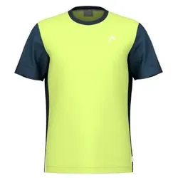 Head, Herren, Sportshirt, Slice T-Shirt Lightlime/Teal Man (L), Türkis