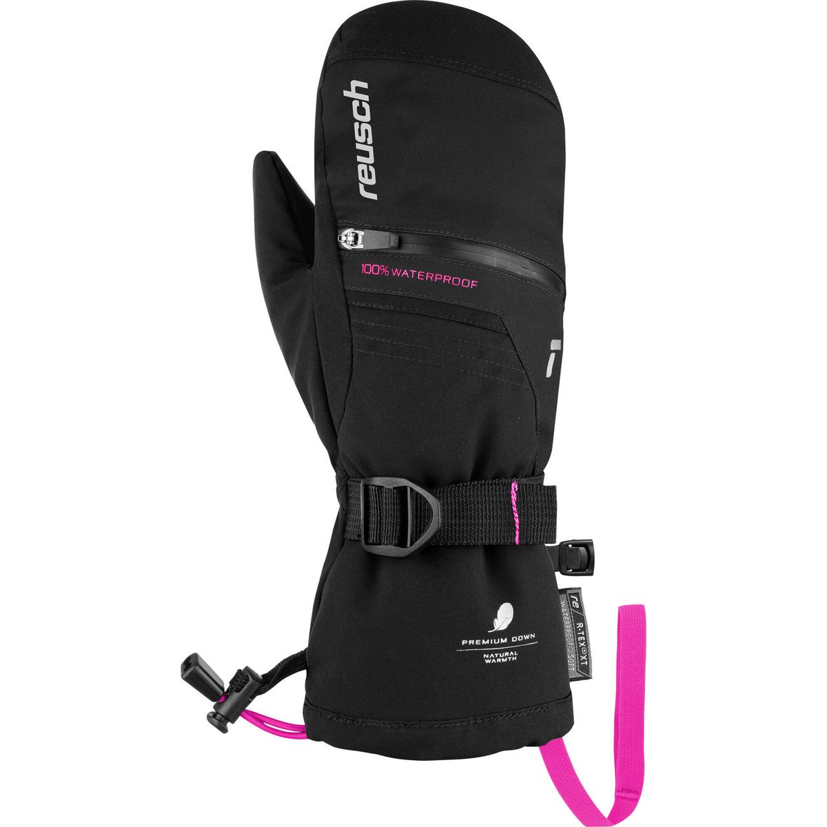 Reusch Lando R-tex XT Junior Mitten black / pink glo (7720) 4 6161543-7720-4