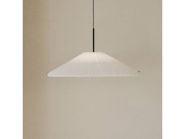 Nebra Pendelleuchte Small White - New Works - Wohnzimmer - Design - Stoff / Textil - Einflammig