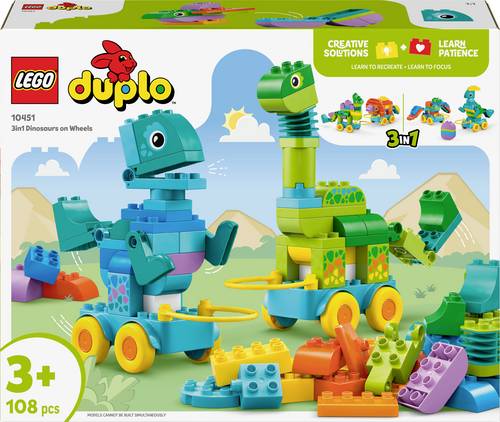 10451 LEGO DUPLO Dinos auf Rädern 3-in-1-Set