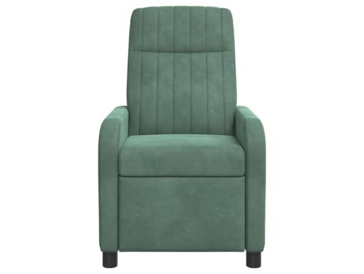 Sessel Recliner Samt Meer Grün mit Neigung verstellbar 100% Polyester Samt, Metallrahmen, verstellbar 115°-160°, flache Armlehnen, einfache Montage