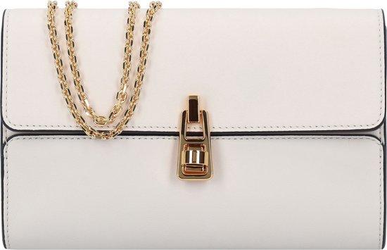 Coccinelle Magie Schultasche Schultertasche, Lambskin White, 21 x 14 x 4 cm, 320 g
